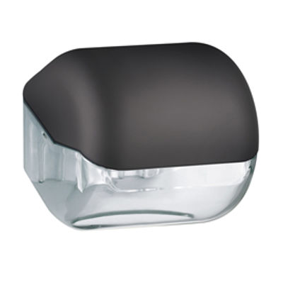 Immagine di Dispenser Soft Touch di carta igienica - 15x14,8x14 cm - plastica - nero - Mar Plast [A61900NE]