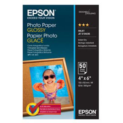 Immagine di Epson - Photo Paper Glossy - 10 x 15cm - 50 Fogli - C13S042547 [C13S042547]