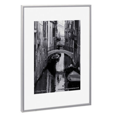 Immagine di Cornice in alluminio - 21 x 29,7 cm - Paperflow [K900207]