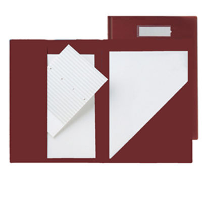 Immagine di Portablocco con tasche Compla 71 - rosso - 23 x 33cm - Sei Rota [28007111]
