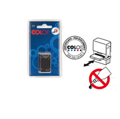 Immagine di Tampone di ricambio E/PSP20 per Pocket Stamp 20 - nero - Colop [E/PSP20.N]