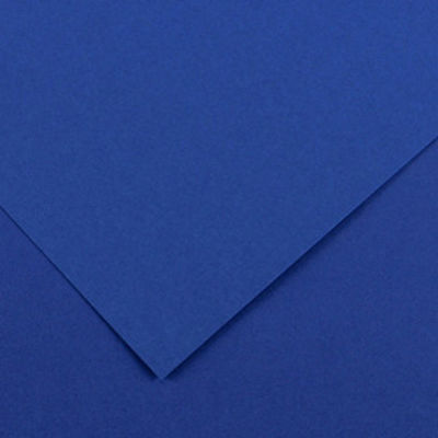 Immagine di Foglio Colorline - 70x100 cm - 220 gr - blu reale - Canson [200041209]