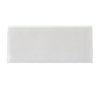 Immagine di Busta autoadesiva TR 22 - rettangolare - PVC - 22 x 10 cm - trasparente - Sei Rota - conf. 10 pezzi [318126]