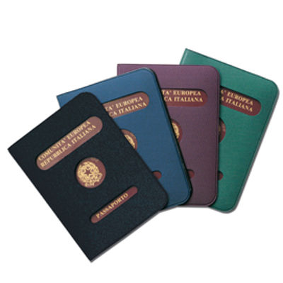 Immagine di Porta passaporto - colori assortiti - Alplast - conf. 24 pezzi [1012]