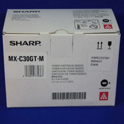 Immagine di Sharp - Toner - Magenta - MXC30GTM - 6.000 pag [MXC30GTM]