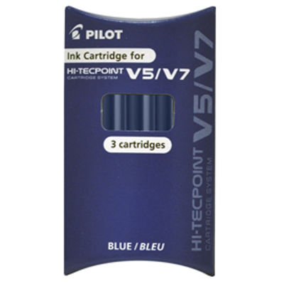 Immagine di Refill Hi Tecpoint V5/V7 ricaricabile begreen - blu - Pilot - conf. 3 pezzi [040336]