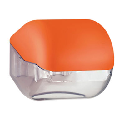 Immagine di Dispenser Soft Touch di carta igienica - 15x4,8x14 cm - plastica - arancio - Mar Plast [A61900AR]
