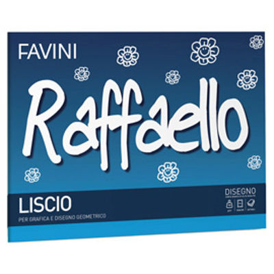 Immagine di Album Raffaello - 24x33cm - 100gr - 20 fogli - liscio - Favini [A103614]