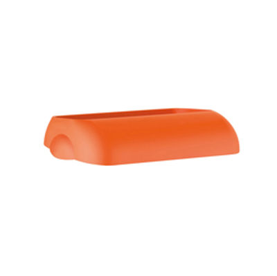 Immagine di Coperchio per cestino gettacarte Soft Touch - 33,5x22,5x9 cm - 23 L - arancio - Mar Plast [A74401AR]