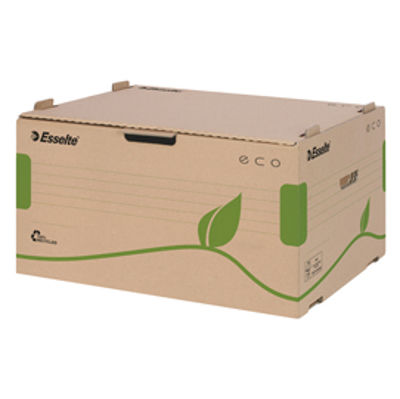 Immagine di Scatola container EcoBox - 34x43,9x25,9 cm - apertura laterale - Esselte [623919]