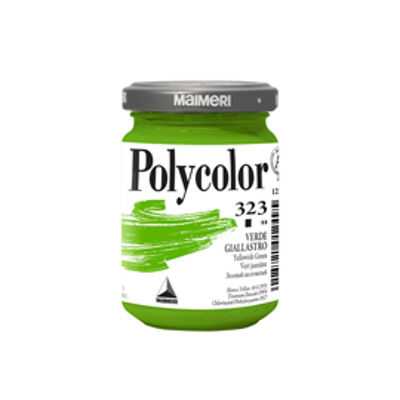 Immagine di Colore vinilico Polycolor - 140 ml - verde giallastro - Maimeri [M1220323]