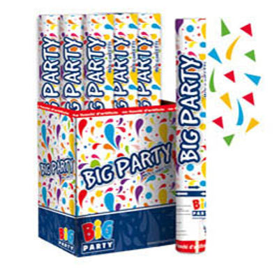 Immagine di Sparacoriandoli Cannon - colori assortiti - 8 mt - Big Party [50002]