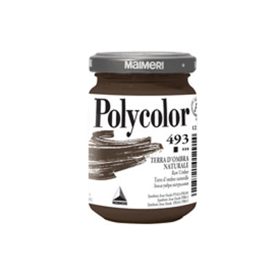 Immagine di Colore vinilico Polycolor - 140 ml - terra d'ombra naturale - Maimeri [M1220493]