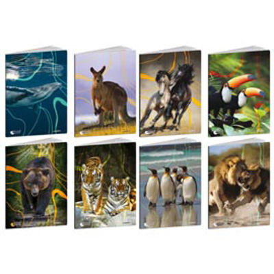 Immagine di Maxiquaderno Animal World 2024 - A4 - 4 mm - c/margine - 21 fogli - 80 gr - Blasetti [8578]
