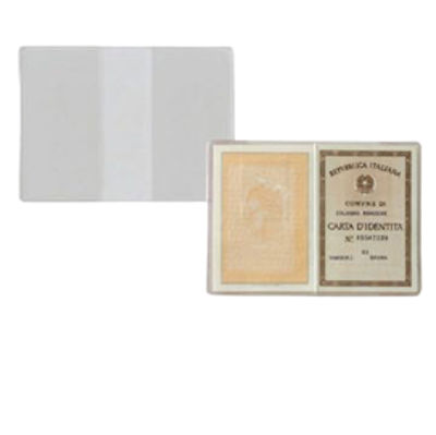 Immagine di PZ.1 Porta Carta D'Identita' Sei Rota Pvc 15.5X11Cm Trasparente (100) [481111]