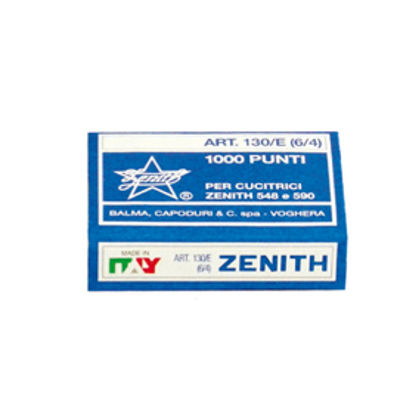 Immagine di Confezione 1000pz. Punti Zenith 130E S100 6/4 Metallo [130E]