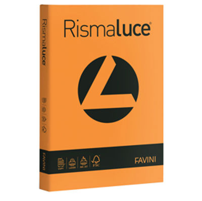 Immagine di RISMALUCE A4 200FG 140gr Arancio 56 FAVINI [A65E204]