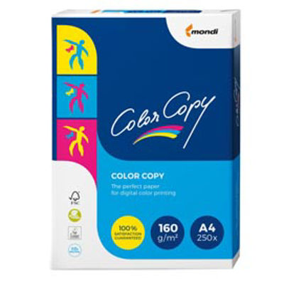 Immagine di Confezione 250 Fogli Carta Mondi A4 160gr Color Copy Bianco [6341]