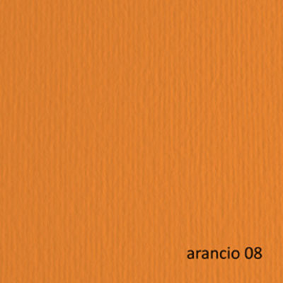 Immagine di Cartoncino Elle Erre - 50x70cm - 220gr - arancio 108 - Fabriano -  blister 20 fogli [42450708]