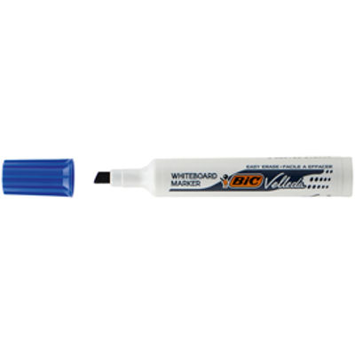 Immagine di Pennarello Whiteboard Marker Velleda 1791 - blu - punta a scalpello da 3,3 a 4,6mm - Bic [1199179106]