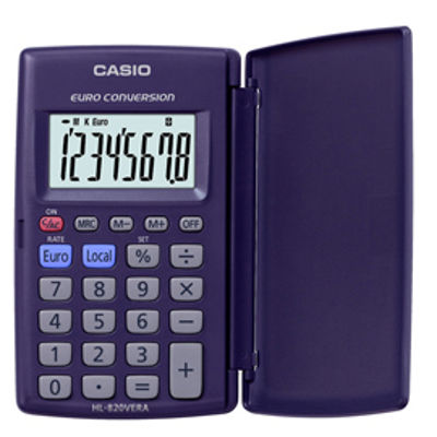 Immagine di BL. CALCOLATRICE TASCABILE 8 CIFRE CUSTODIA RIGIDA CASIO [HL-820VERA]