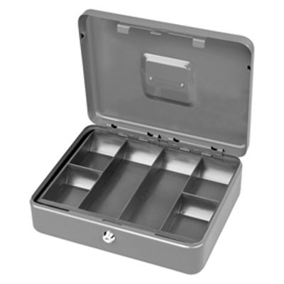 Immagine di CASSETTA PORTAVALORI SECUR 37X28X9CM GRIGIO [2153/5A]