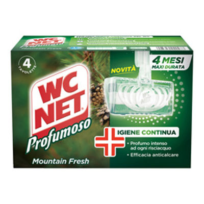 Immagine di WC NET TAVOLETTA PROFUMOSO MONTAIN FRESH 4X34GR [M74392]