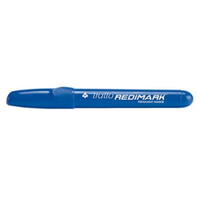 Immagine di MARCATORE TRATTO REDIMARK BLU P.TONDA [856001]
