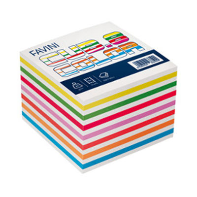 Immagine di CUBOTTO COLOR 750FG 95X95MM 90GR FAVINI [A45X916]