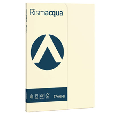 Immagine di Carta Rismacqua Small - A4 - 200 gr - avorio 110 - Favini - conf. 50 fogli [A69Q544]