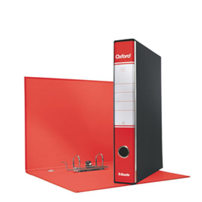Immagine di REGISTRATORI OXFORD G84 ROSSO DORSO 5CM F.TO PROTOCOLLO [390784160]
