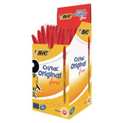 Immagine di PENNA A SFERA CRISTAL® BIC F ROSSA [872720]