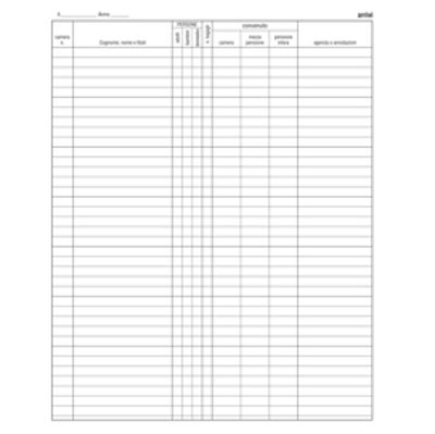 Immagine di Registro arrivi/partenze - 31 x 24,5cm - 46pg - Edipro [E2839]