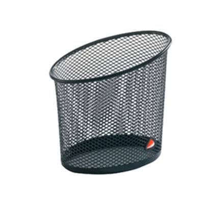 Immagine di PORTAPENNE MESH NERO IN RETE METALLICA ALBA [MESHCUP/N]