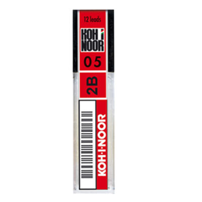 Immagine di MICROMINE 0,5mm 2B E205 KOHINOOR - in ASTUCCIO 12 pz.  [E205-2B]