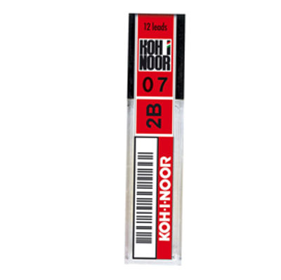 Immagine di ASTUCCIO 12 MICROMINE 0,7mm 2B E207 KOHINOOR [E207-2B]