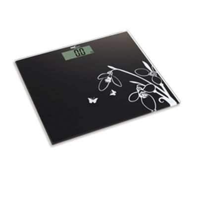 Immagine di Bilancia elettronica Pesapersone - 26x3x30 cm - capacitA' massima 150 kg - nero - Melchioni [118230011]