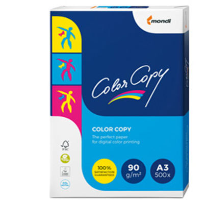 Immagine di Risma 500fg Carta Bianca COLOR COPY A3 90gr MONDI [6317]