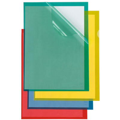 Immagine di Cartelline a L Poli 150 Color - PP - buccia - 21x29.7 cm - giallo - Sei Rota - conf. 25 pezzi [66232206]