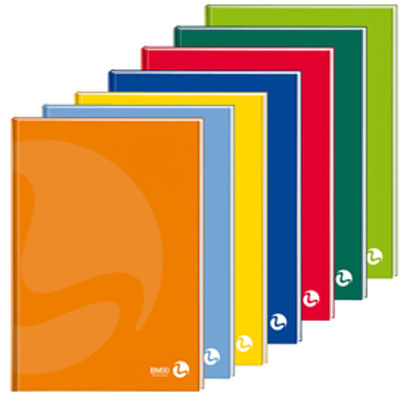Immagine di Maxiquaderno Color 80 - A4 - quadretto 5mm - 96fg - 80gr - cartonato - BM [0105328]
