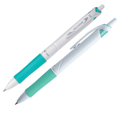Immagine di Penna a sfera a scatto Acroball Pure White Begreen - punta 1,0mm - verde  - Pilot [011296]