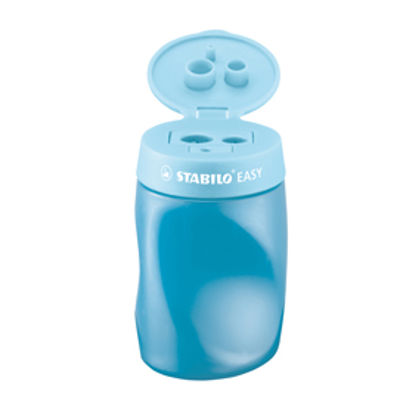 Immagine di Temperino con barattolo petrolio 3 fori per destrimani easy Stabilo [4500]