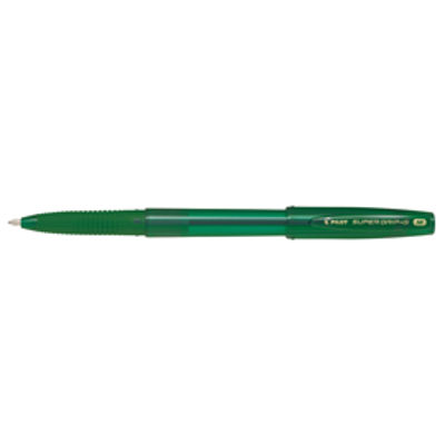 Immagine di Penna a sfera Supergrip G con cappuccio  - punta 1,0mm - verde - Pilot [001663]