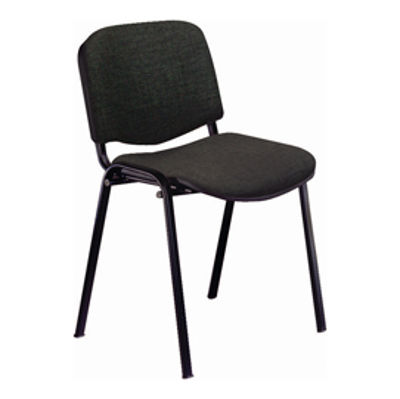 Immagine di Sedia attesa Dado D5S - braccioli opzionali - ignifuga - nero - Unisit [D5S/IN]
