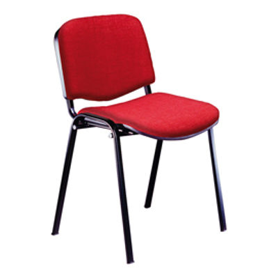 Immagine di Sedia attesa Dado D5S - braccioli opzionali - ignifuga - rosso - Unisit [D5S/IR]