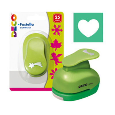 Immagine di Fustella - motivo cuore - dim. sagoma 25 mm - CWR [04827]