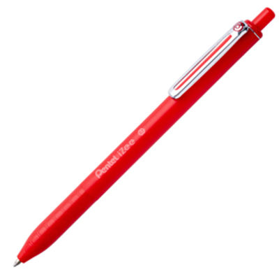 Immagine di Penna a sfera a scatto iZee - punta 0,7 mm - rosso - Pentel [BX467-B]