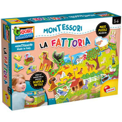Immagine di La fattoria Montessori Maxi - Lisciani [95179]