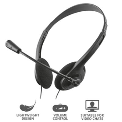 Immagine di Cuffie HS-100 - con microfono - Trust [24423]