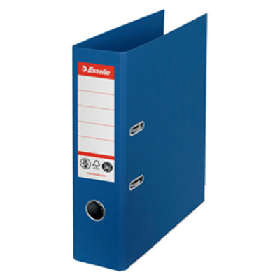 Immagine di Registratore a leva - CO2 neutral - A4 - dorso 75 mm - blu - Esselte [627565]
